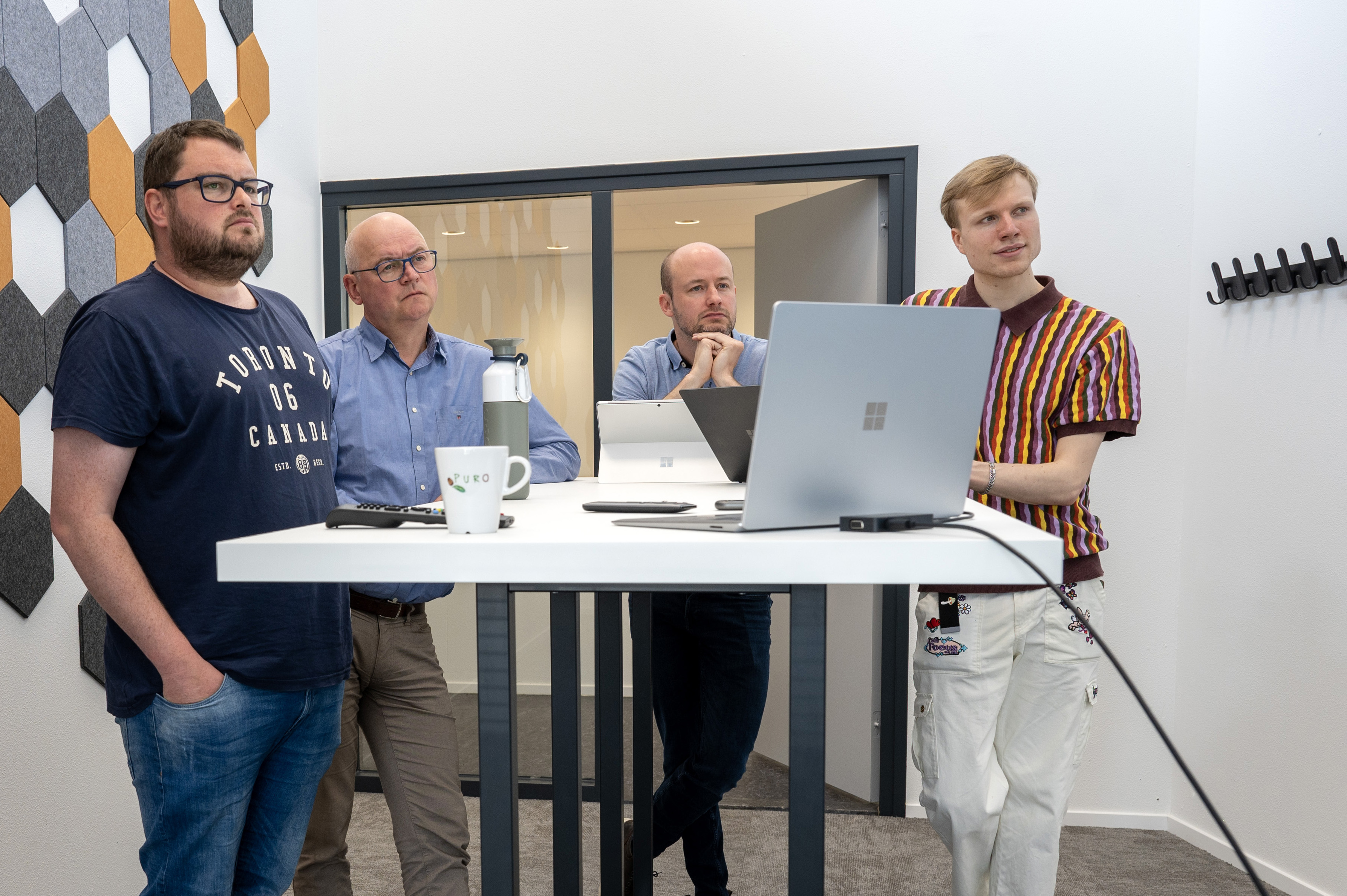 Collega's in overleg